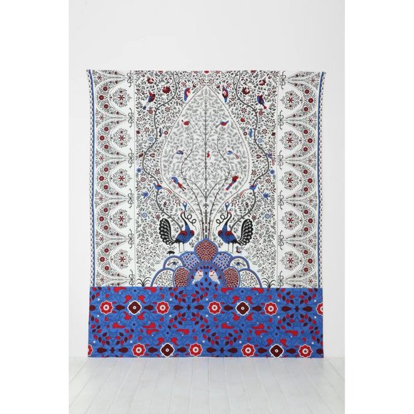 Urban Outfitters Magical Thinking Peacock Garden Tapestry - Picture 3 of 4
